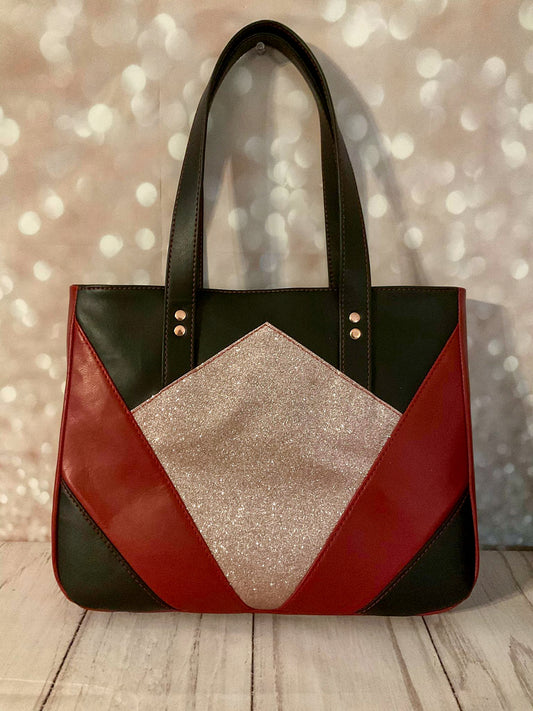 Custom Red Diamond Handbag