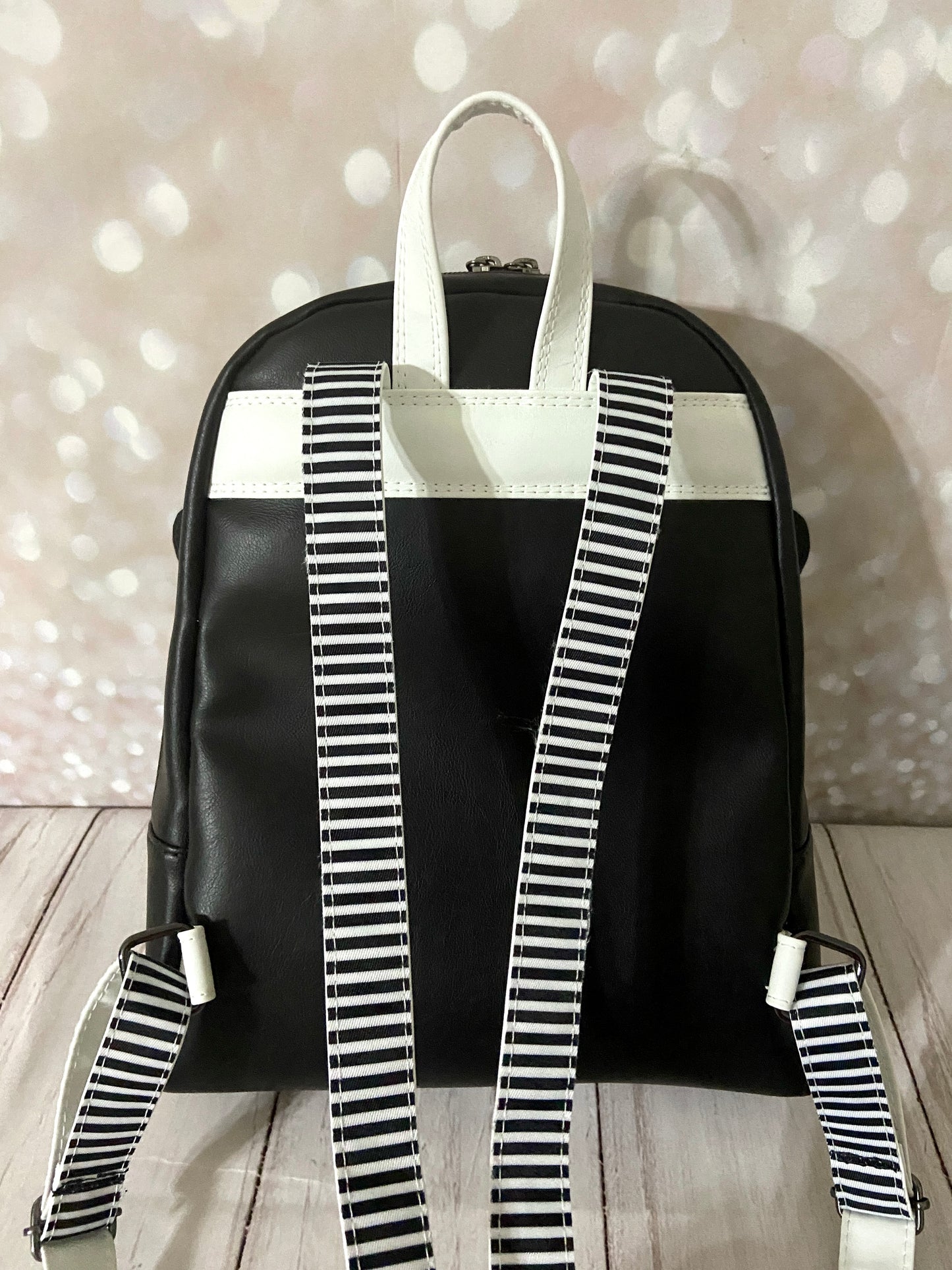 Custom Black Ghost Mini Backpack
