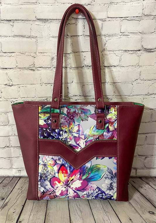 Custom Floral Handbag